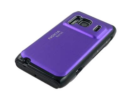 Brushed Aluminium Case for Nokia N8 - Grape Purple
