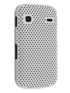 Slim Mesh Case for Samsung Galaxy Gio S5660 - Pearl White Slim Mesh Case for Samsung Galaxy Gio S5660 - Pearl White