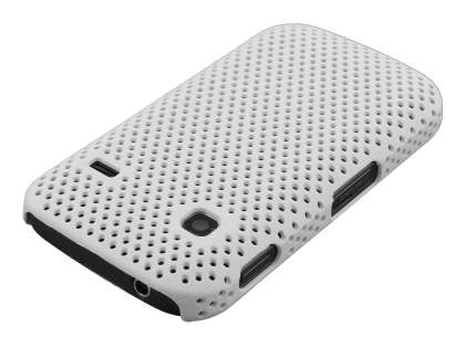 Slim Mesh Case for Samsung Galaxy Gio S5660 - Pearl White