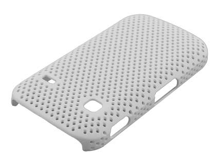 Slim Mesh Case for Samsung Galaxy Gio S5660 - Pearl White