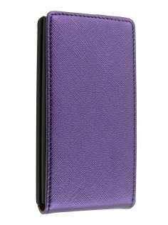 Synthetic Leather Flip Case for Nokia N9 - Purple