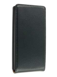 Synthetic Leather Flip Case for Nokia N9 - Black