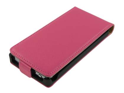 Sony Ericsson XPERIA Arc/Arc S Slim Synthetic Leather Flip Case - Pink