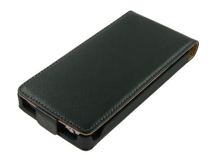 Synthetic Leather Flip Case for Sony Ericsson XPERIA Arc/Arc S - Classic Black