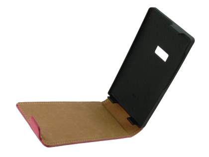 Synthetic Leather Flip Case for Nokia N9 - Pink