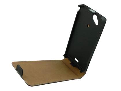 Synthetic Leather Flip Case for Sony Ericsson XPERIA Arc/Arc S - Classic Black