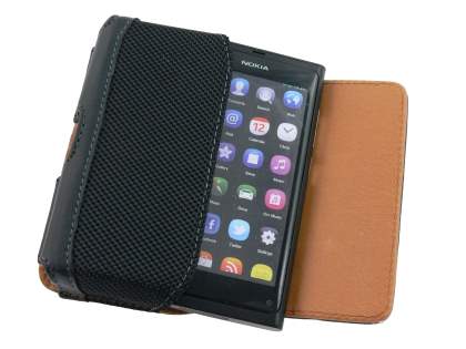 Nokia N9 Synthetic Leather Belt Pouch (Naked Phone Only)