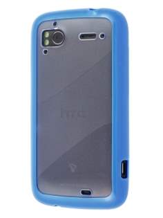 HTC Sensation Dual-Design Case - Blue/Frosted Clear HTC Sensation Dual-Design Case - Blue/Frosted Clear