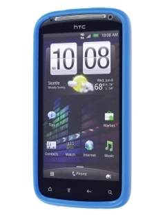 HTC Sensation Dual-Design Case - Blue/Frosted Clear
