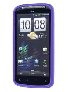HTC Sensation Dual-Design Case - Purple/Frosted Clear