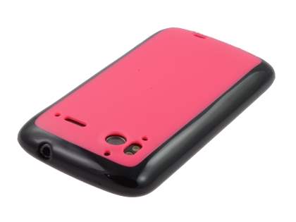 HTC Sensation Dual-Design Case - Black/Pink