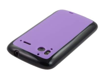 HTC Sensation Dual-Design Case - Black/Purple