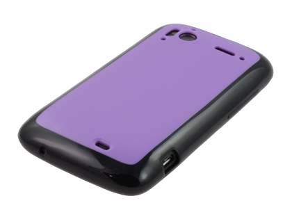 HTC Sensation Dual-Design Case - Black/Purple