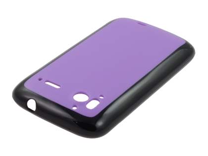 HTC Sensation Dual-Design Case - Black/Purple