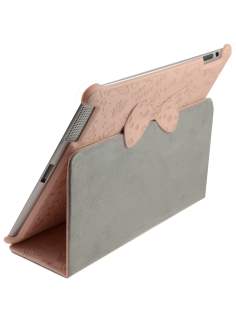 Lopez iPad 2/3/4 Padded Leather Case - Baby Pink