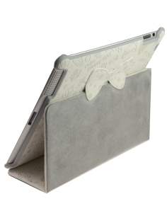 Lopez iPad 2/3/4 Padded Leather Case - Misty Grey