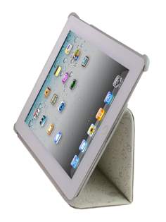 Lopez iPad 2/3/4 Padded Leather Case - Misty Grey