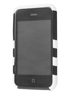 Two Piece Back Case for iPhone 3G/3GS - White/Black