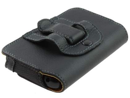 Motorola ATRIX 4G MB860 Synthetic Leather Belt Pouch - Black