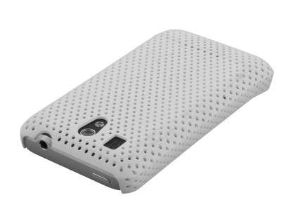 HTC Legend Slim Mesh Case - Pearl White