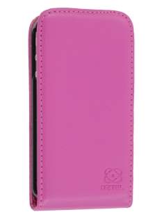 Synthetic Leather Flip Case for iPhone 4S/4 - Pink