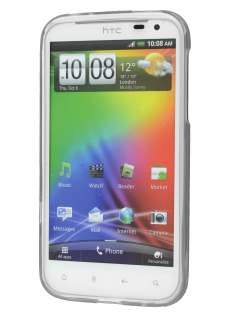 KingOK HTC Sensation XL Frosted TPU Case - Frosted Clear