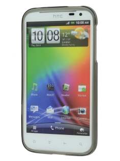 KingOK HTC Sensation XL Frosted TPU Case plus Screen Protector - Frosted Grey