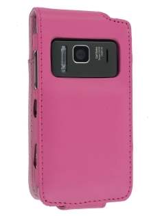 Synthetic Leather Flip Case for Nokia N8 - Pink