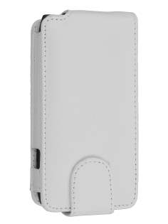 Synthetic Leather Flip Case for Nokia N8 - White