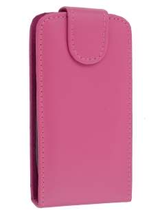 Synthetic Leather Flip Case for Nokia C7 - Pink