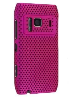 Nokia N8 Mesh Back in-Case - Hot Pink