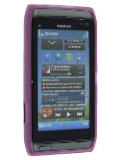 TPU Gel Case for Nokia N8 - Purple