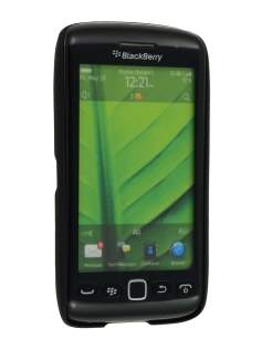 BlackBerry Torch 9860 UltraTough Rubberised Slim Case - Classic Black