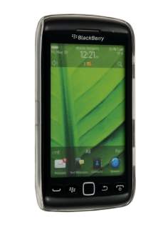 BlackBerry Torch 9860 Grain Plated Aluminium Hard Case - Hot Pink/Clear