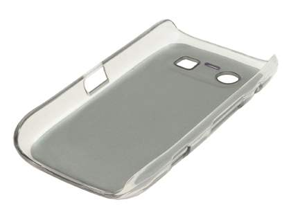 BlackBerry Torch 9860 Grain Plated Aluminium Hard Case - Hot Pink/Clear