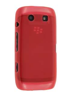 BlackBerry Torch 9860 Frosted TPU Gel Case - Frosted Red