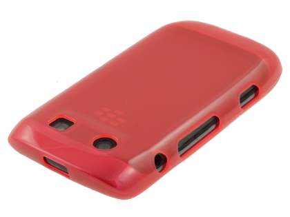 BlackBerry Torch 9860 Frosted TPU Gel Case - Frosted Red