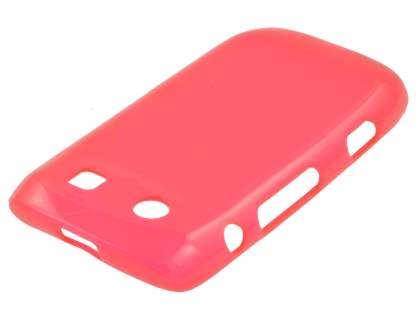 BlackBerry Torch 9860 Frosted TPU Gel Case - Frosted Red