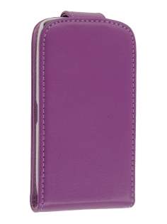 BlackBerry Torch 9860 Synthetic Leather Flip Case - Purple