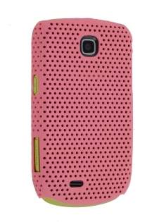 Samsung S5570 Galaxy Mini Slim Mesh Case - Baby Pink