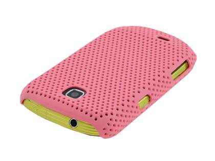 Samsung S5570 Galaxy Mini Slim Mesh Case - Baby Pink