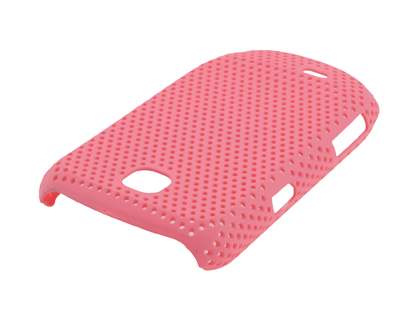 Samsung S5570 Galaxy Mini Slim Mesh Case - Baby Pink