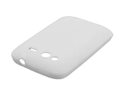HTC Wildfire S TPU Gel Case - Pearl White