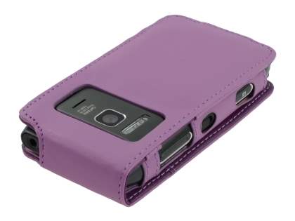 Synthetic Leather Flip Case for Nokia N8 - Purple