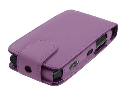 Synthetic Leather Flip Case for Nokia N8 - Purple