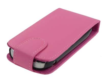 Synthetic Leather Flip Case for Nokia C7 - Pink