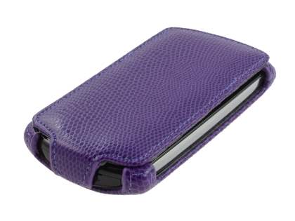 Synthetic Leather Flip Case for Sony Ericsson Xperia neo MT15i - Purple