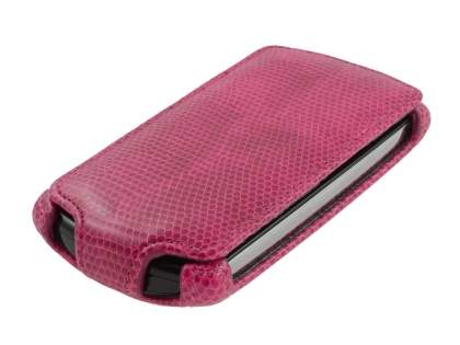 Synthetic Leather Flip Case for Sony Ericsson Xperia neo MT15i - Hot Pink