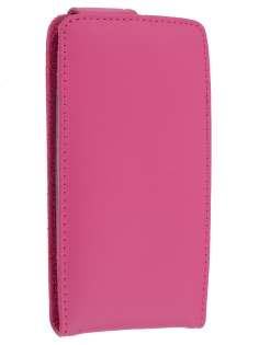 Sony Ericsson XPERIA Arc/Arc S Genuine Leather Flip Case - Pink