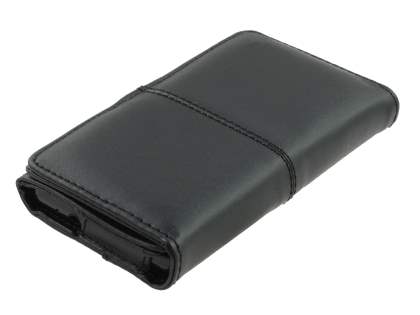 Samsung I9100 Galaxy S2 Synthetic Leather Wallet Case - Classic Black